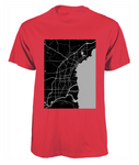 Thunder Bay Map Souvenir T-Shirt